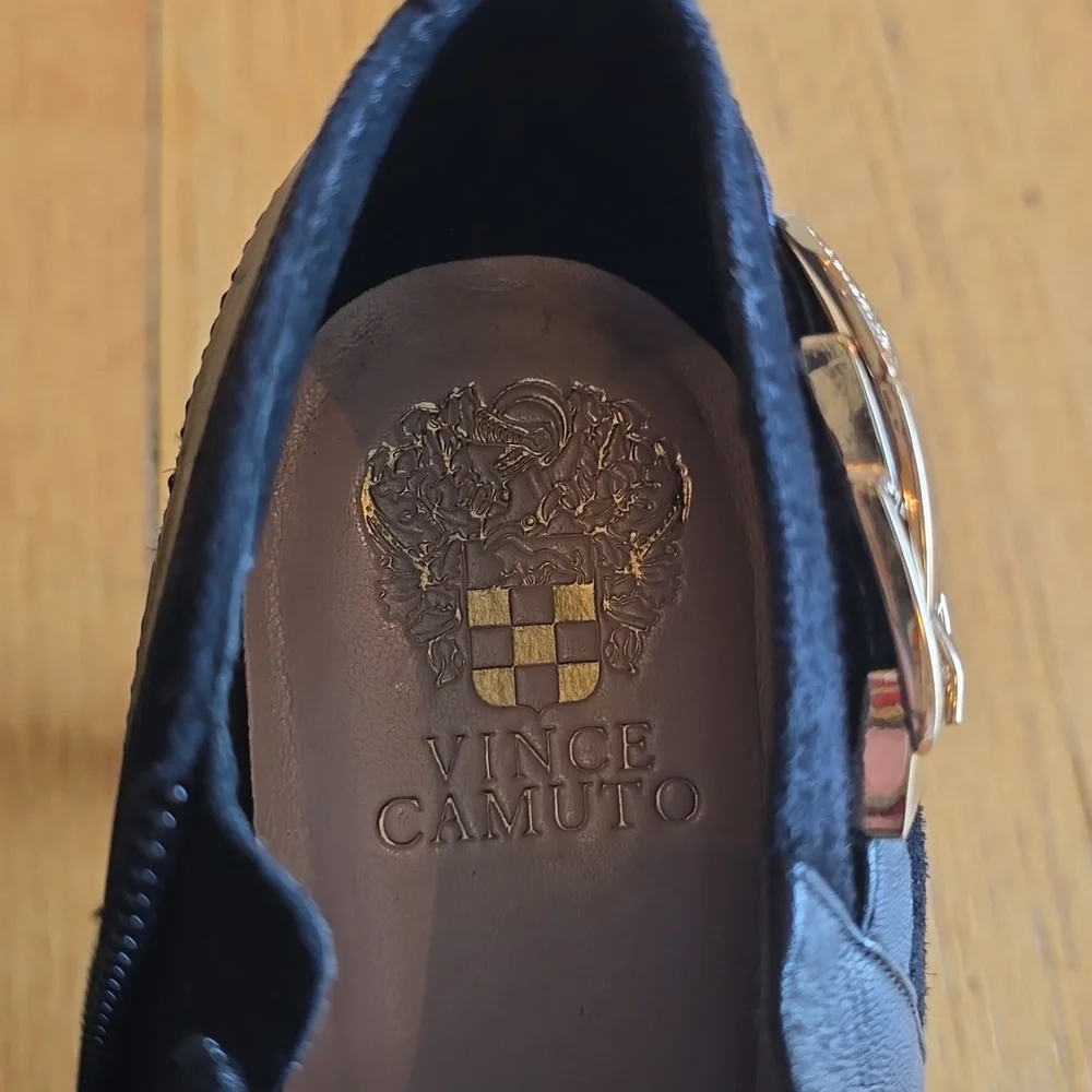 Vince Camuto, Velino Black Ankle Boots, Leather, EUC, Women's 10 - Picture 10 of 16